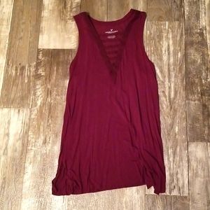 Maroon tank top